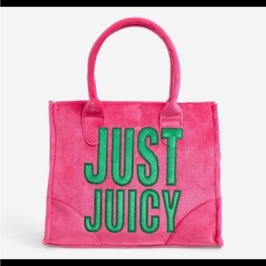 Juicy Couture pink and green UK tote bag